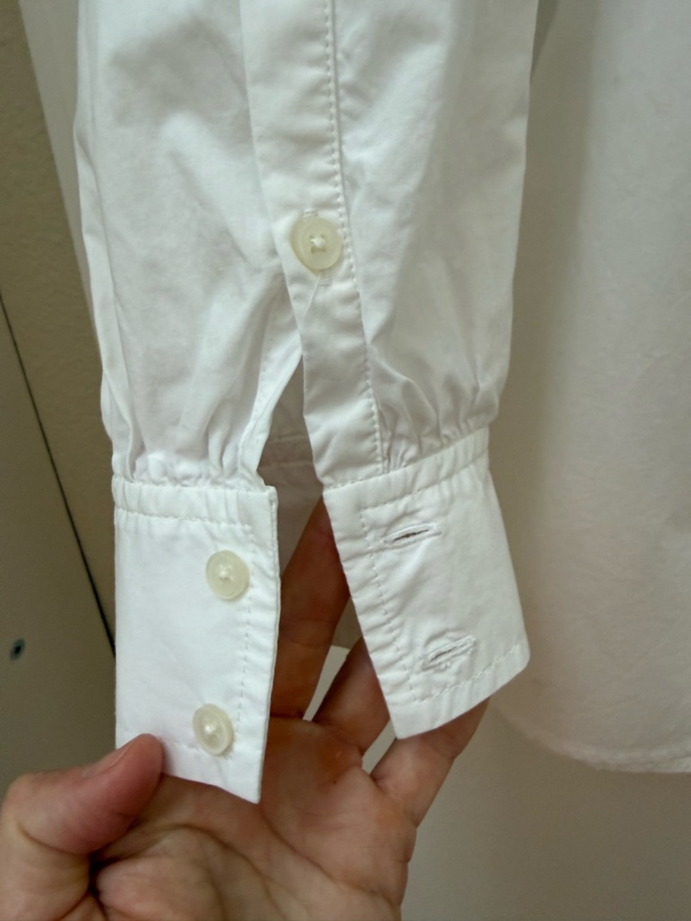 J. Crew White Ruffle Collar Popover Shirt, Size S - Picture 7 of 7